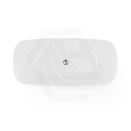 Lukka Orta 1450mm Acrylic Freestanding Bathtub Waste and Pipe Included Matt White