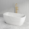 Lukka Orta Acrylic Freestanding Bathtub NO Overflow 1450mm - Variant Colour Available