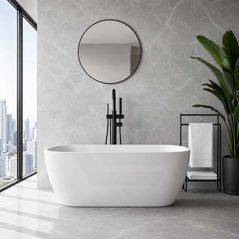 Lukka Orta Acrylic Freestanding Bathtub NO Overflow 1450mm - Variant Colour Available