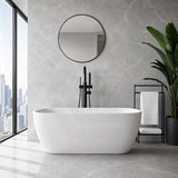Lukka Orta Acrylic Freestanding Bathtub NO Overflow 1450mm - Variant Colour Available