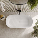 Lukka Orta Acrylic Freestanding Bathtub NO Overflow 1450mm - Variant Colour Available