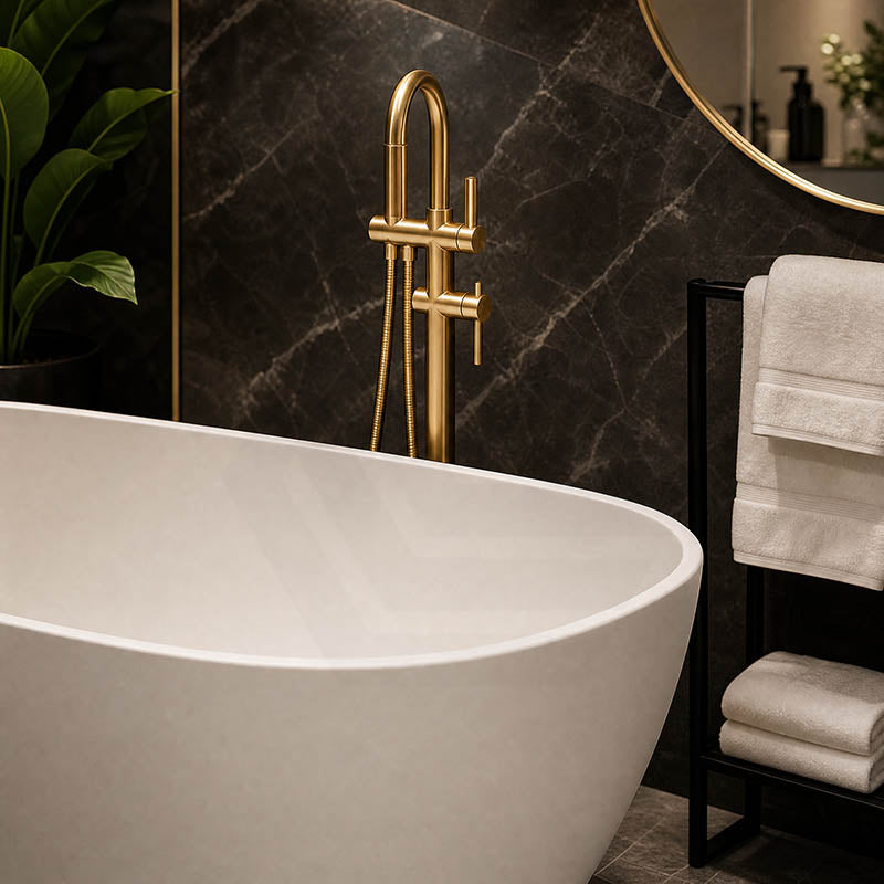 Lukka Orta Acrylic Freestanding Bathtub NO Overflow 1450mm - Variant Colour Available