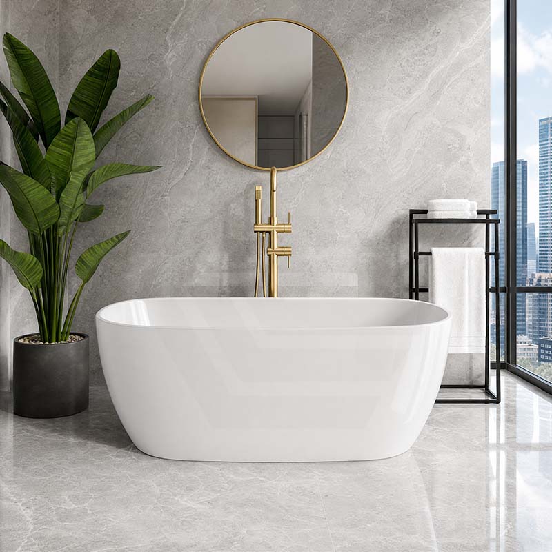 Lukka Orta Acrylic Freestanding Bathtub NO Overflow 1450mm - Variant Colour Available