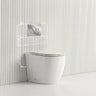 Lukka Procida Rimless Wall Faced Toilet with Sigma8 Inwall Cistern & Sigma41 Buttons - Gloss White