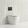 Lukka Procida Rimless Wall Faced Toilet with Sigma8 Inwall Cistern & Sigma41 Buttons - Gloss White