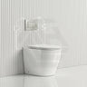 Lukka Procida Rimless Wall Faced Toilet with R&T Inwall Cistern & Buttons - Gloss White