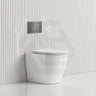 Lukka Procida Rimless Wall Faced Toilet with R&T Inwall Cistern & Buttons - Gloss White