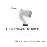 Lukka Orta 570x360x430mm Tornado Rimless Wall Faced Floor Pan Gloss / Matt White Available