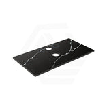 Lukka 20mm Thick Calacatta Night Zero Silica Engineer Stone Top with Center Waste Hole,  12 /10/2 O'clock Semi Drilled Tap Hole Available 605-1505mm