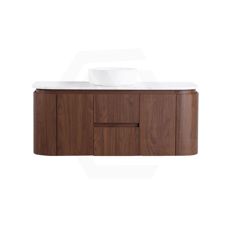 Lukka Ravello 1200mm Wall Hung Vanity Plywood Single/Double Bowls Cabinet Curve Edge Variant Colour Available