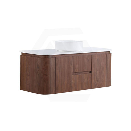 Lukka Ravello Modern 1200mm Wall Hung Vanity Plywood Single/Double Bowls Cabinet Curved Edge Variant Colour Available