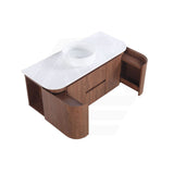 Lukka Ravello 1200mm Wall Hung Vanity Plywood Single/Double Bowls Cabinet Curve Edge Variant Colour Available