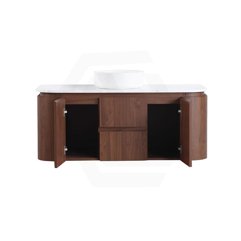 Lukka Ravello 1200mm Wall Hung Vanity Plywood Single/Double Bowls Cabinet Curve Edge Variant Colour Available