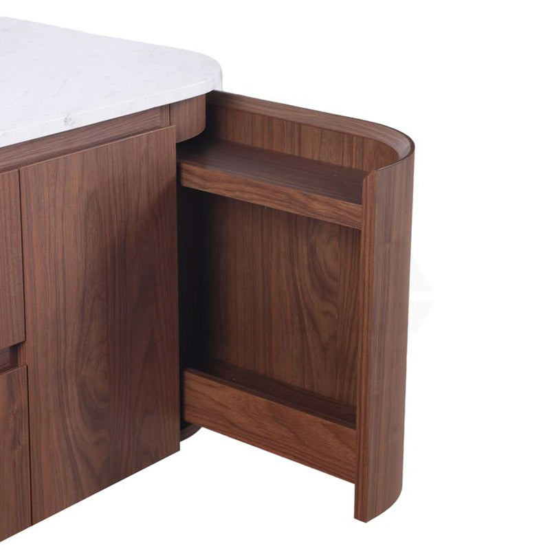 Lukka Ravello 1200mm Wall Hung Vanity Plywood Single/Double Bowls Cabinet Curve Edge Variant Colour Available