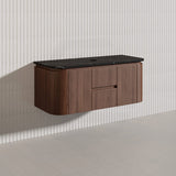 Lukka Ravello Modern 1200mm Wall Hung Vanity Plywood Single/Double Bowls Cabinet Curved Edge Variant Colour Available
