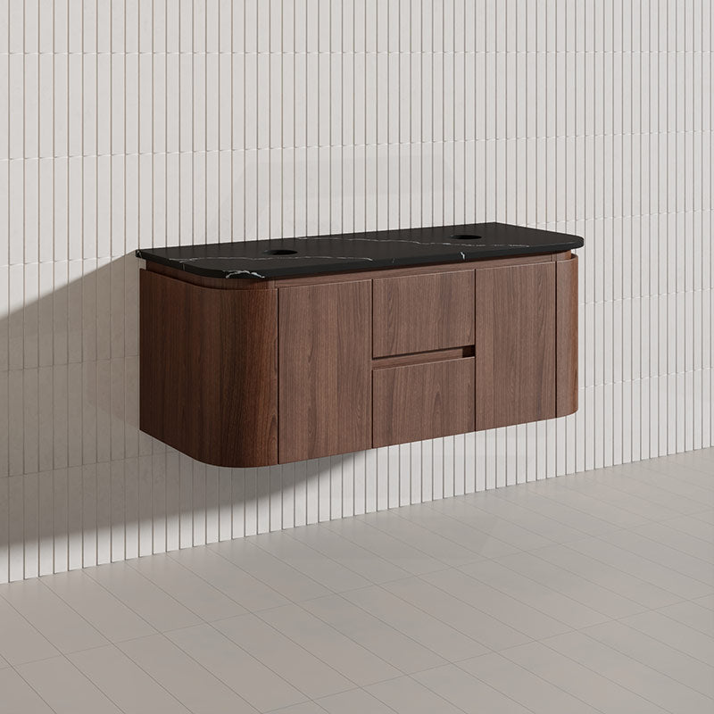 Lukka Ravello Modern 1200mm Wall Hung Vanity Plywood Single/Double Bowls Cabinet Curved Edge Variant Colour Available