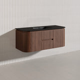 Lukka Ravello Modern 1200mm Wall Hung Vanity Plywood Single/Double Bowls Cabinet Curved Edge Variant Colour Available