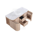 Lukka Ravello 1200mm Wall Hung Vanity Plywood Single/Double Bowls Cabinet Curve Edge Variant Colour Available