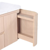 Lukka Ravello 1200mm Wall Hung Vanity Plywood Single/Double Bowls Cabinet Curve Edge Variant Colour Available