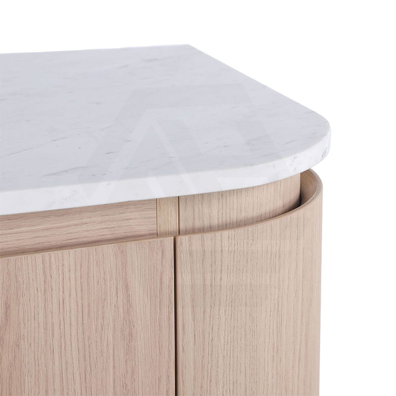 Lukka Ravello 1200mm Wall Hung Vanity Plywood Single/Double Bowls Cabinet Curve Edge Variant Colour Available
