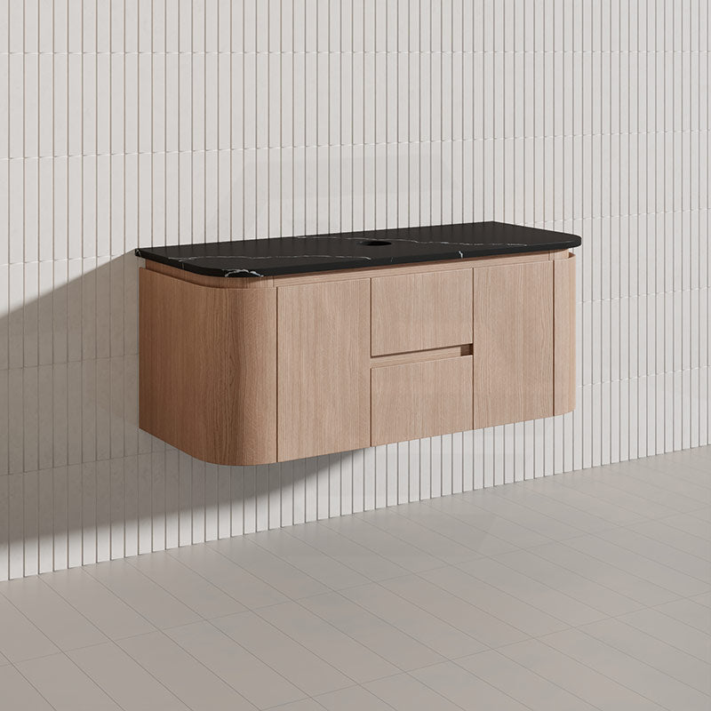 Lukka Ravello Modern 1200mm Wall Hung Vanity Plywood Single/Double Bowls Cabinet Curved Edge Variant Colour Available