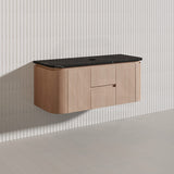 Lukka Ravello Modern 1200mm Wall Hung Vanity Plywood Single/Double Bowls Cabinet Curved Edge Variant Colour Available