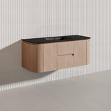 Lukka Ravello Modern 1200mm Wall Hung Vanity Plywood Single/Double Bowls Cabinet Curved Edge Variant Colour Available