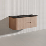 Lukka Ravello Modern 1200mm Wall Hung Vanity Plywood Single/Double Bowls Cabinet Curved Edge Variant Colour Available
