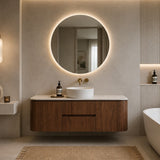 Lukka Ravello 1500mm Wall Hung Vanity Plywood Single/Double Bowls Cabinet Curve Edge Variant Colour Available