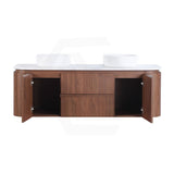 Lukka Ravello 1500mm Wall Hung Vanity Plywood Single/Double Bowls Cabinet Curve Edge Variant Colour Available