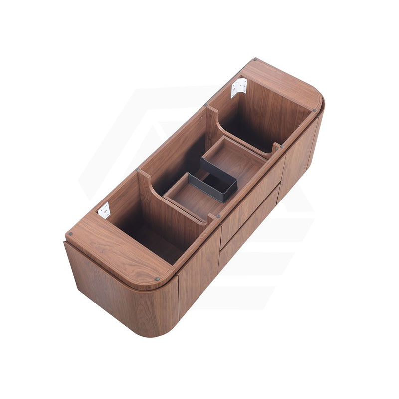 Lukka Ravello 1500mm Wall Hung Vanity Plywood Single/Double Bowls Cabinet Curve Edge Variant Colour Available