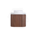 Lukka Ravello 600mm Wall Hung Vanity Plywood Cabinet with Sliding Drawers Curve Edge Variant Colour Available