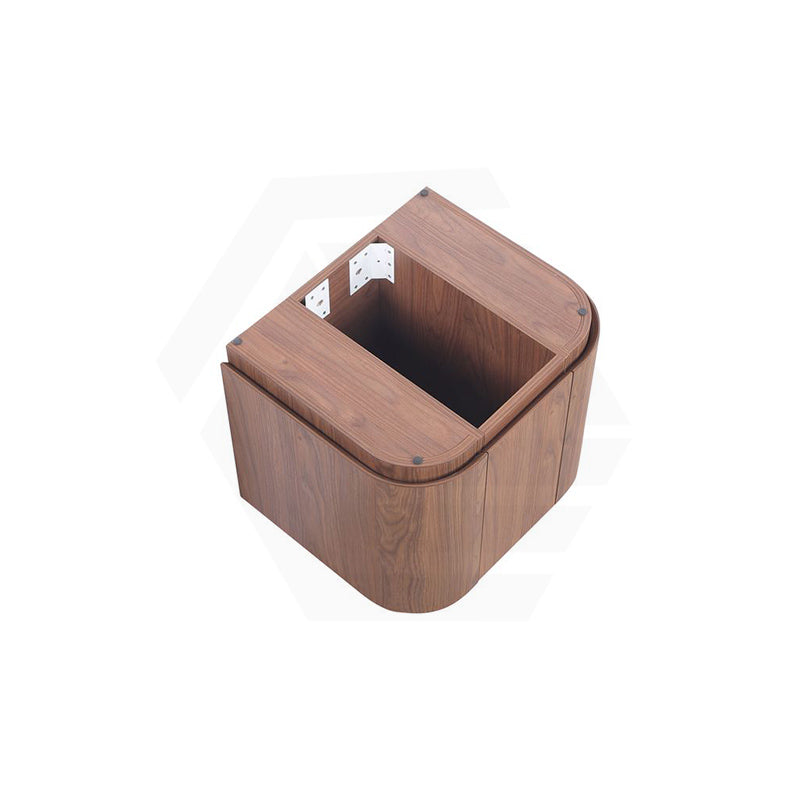 Lukka Ravello 600mm Wall Hung Vanity Plywood Cabinet with Sliding Drawers Curve Edge Variant Colour Available