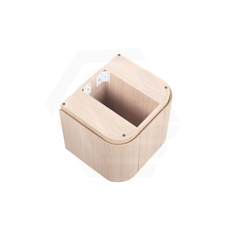 Lukka Ravello 600mm Wall Hung Vanity Plywood Cabinet with Sliding Drawers Curve Edge Variant Colour Available