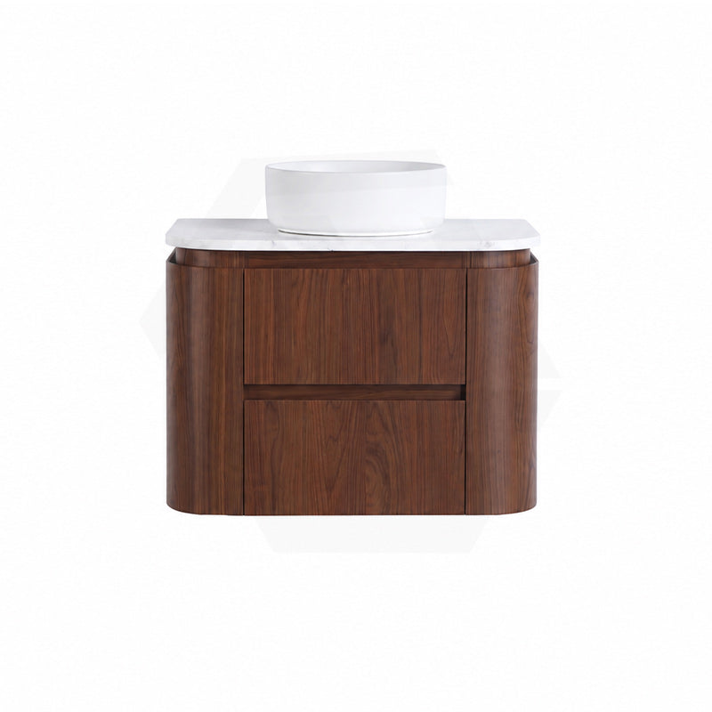 Lukka Ravello 750mm Wall Hung Vanity Plywood Cabinet Curve Edge Variant Colour Available