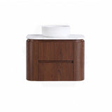Lukka Ravello 750mm Wall Hung Vanity Plywood Cabinet Curve Edge Variant Colour Available