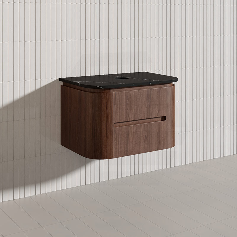 Lukka Ravello Modern 750mm Wall Hung Vanity Plywood Cabinet Curved Edge Variant Colour Available