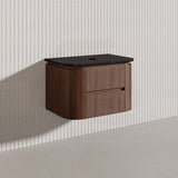 Lukka Ravello Modern 750mm Wall Hung Vanity Plywood Cabinet Curved Edge Variant Colour Available