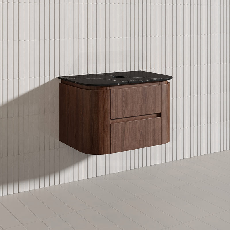 Lukka Ravello Modern 750mm Wall Hung Vanity Plywood Cabinet Curved Edge Variant Colour Available