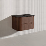 Lukka Ravello Modern 750mm Wall Hung Vanity Plywood Cabinet Curved Edge Variant Colour Available
