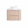 Lukka Ravello 750mm Wall Hung Vanity Plywood Cabinet Curve Edge Variant Colour Available