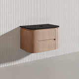 Lukka Ravello Modern 750mm Wall Hung Vanity Plywood Cabinet Curved Edge Variant Colour Available
