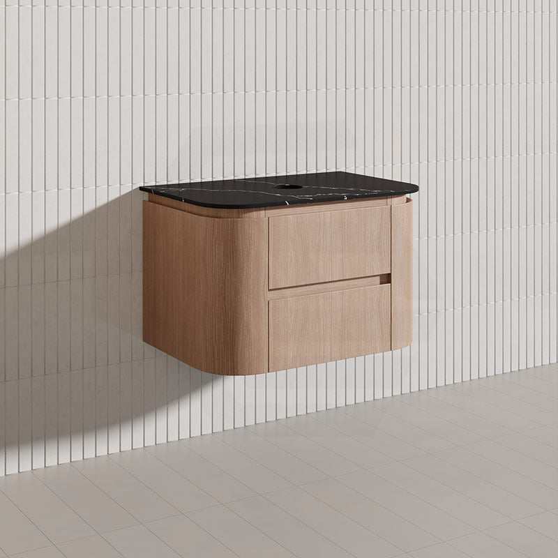 Lukka Ravello Modern 750mm Wall Hung Vanity Plywood Cabinet Curved Edge Variant Colour Available