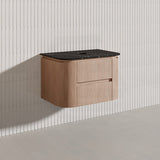 Lukka Ravello Modern 750mm Wall Hung Vanity Plywood Cabinet Curved Edge Variant Colour Available