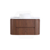 Lukka Ravello 900mm Wall Hung Vanity Plywood Cabinet Curve Edge Variant Colour Available