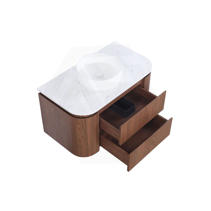 Lukka Ravello 900mm Wall Hung Vanity Plywood Cabinet Curve Edge Variant Colour Available