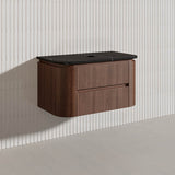 Lukka Ravello Modern 900mm Wall Hung Vanity Plywood Cabinet Curved Edge Variant Colour Available