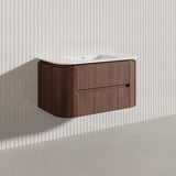 Lukka Ravello Modern 900mm Wall Hung Vanity Plywood Cabinet Curved Edge Variant Colour Available