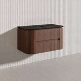 Lukka Ravello Modern 900mm Wall Hung Vanity Plywood Cabinet Curved Edge Variant Colour Available