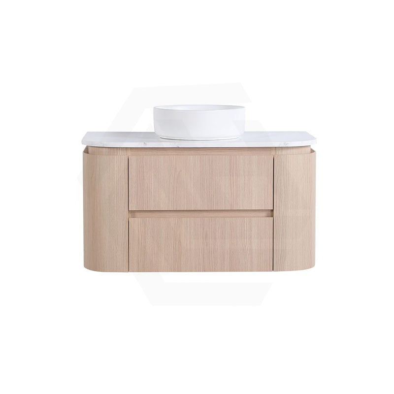 Lukka Ravello 900mm Wall Hung Vanity Plywood Cabinet Curve Edge Variant Colour Available